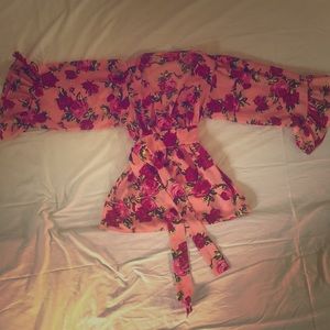 Betsey Johnson Pink Floral top. BRAND NEW